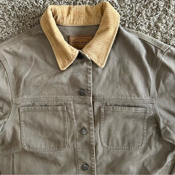 Vtg Ralph Lauren Jeans Co. Jacket Men's Medium Denim Chore Coat Workwear Utility - Picture 2 of 10